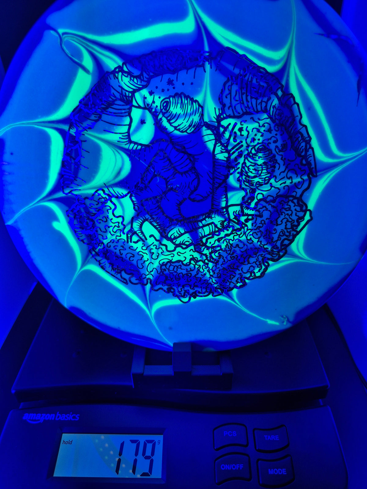 Custom Dyed Discraft Glo Z Swarm – One of One