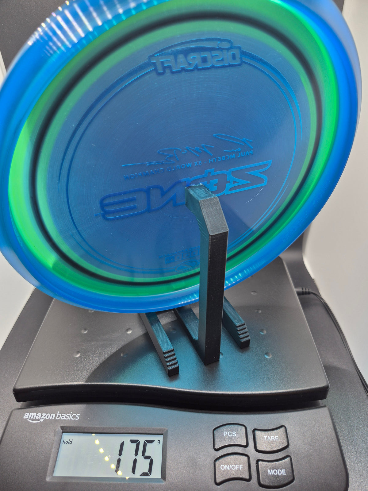 Custom-Dyed Paul McBeth 5x World Champion Z Zone – Blue/Green Halo