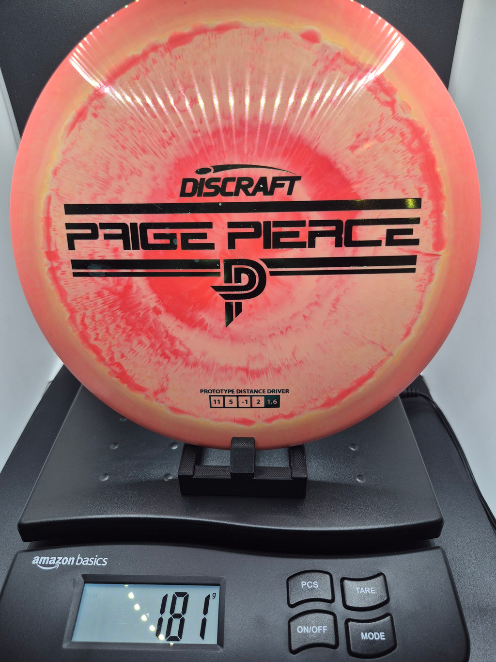 🔥 Paige Pierce Prototype Drive – Pink/Yellow ESP Swirl 🔥
