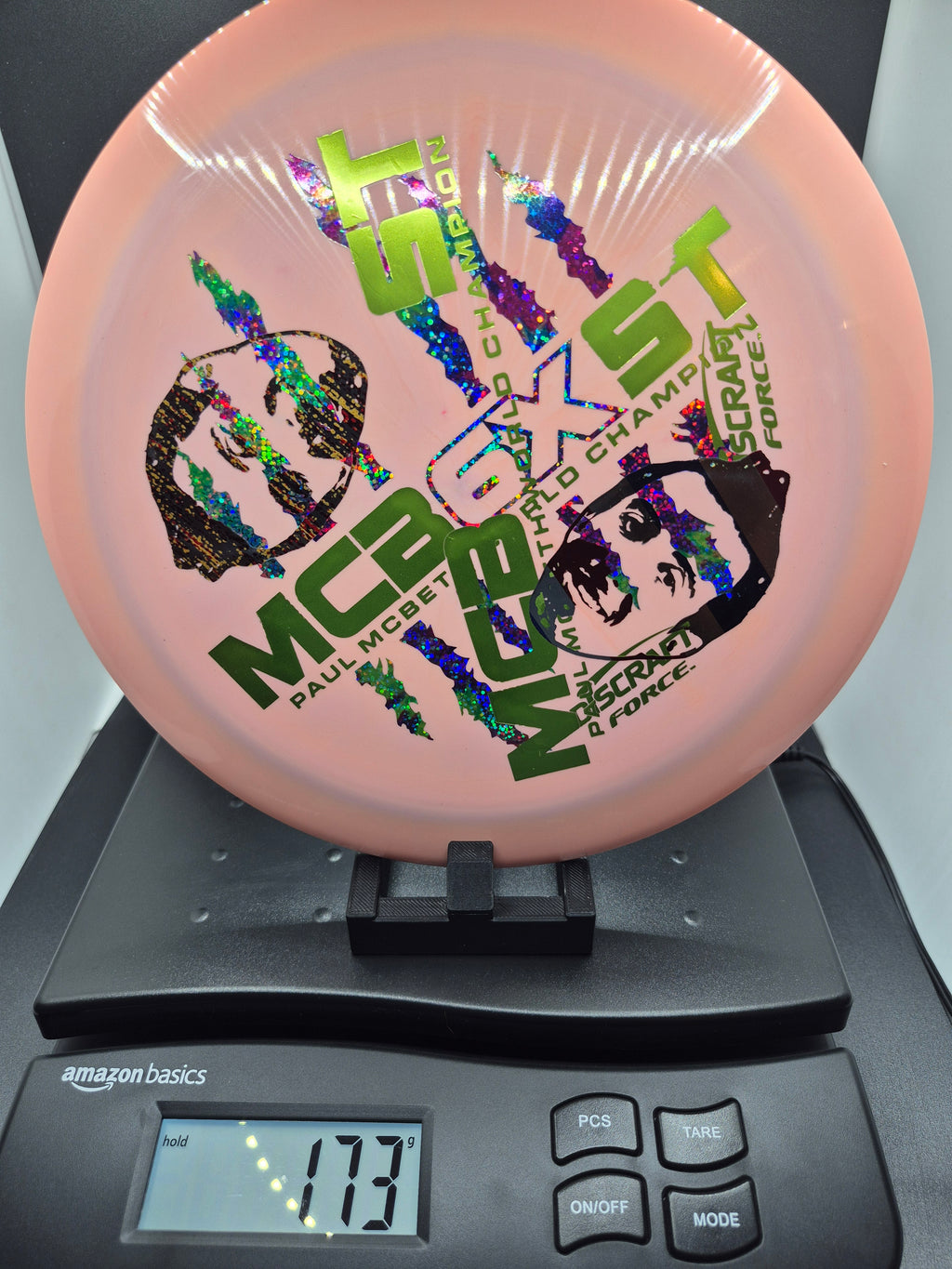 🔥 Brand-New Paul McBeth 6x McBeast ESP Force – Party Time / Black / Green Foils 🔥