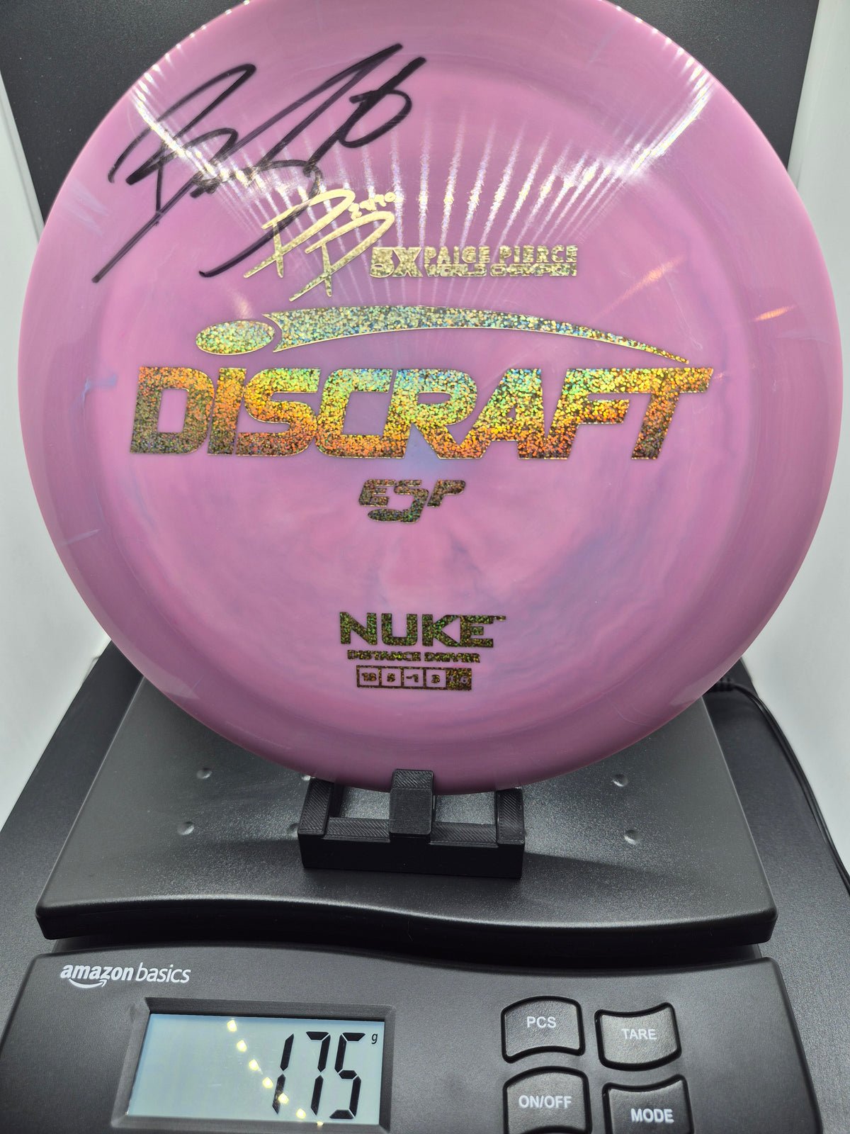 🔥 Brand-New Paige Pierce 5x World Champion ESP Nuke – Signed by Brodie Smith 🔥
