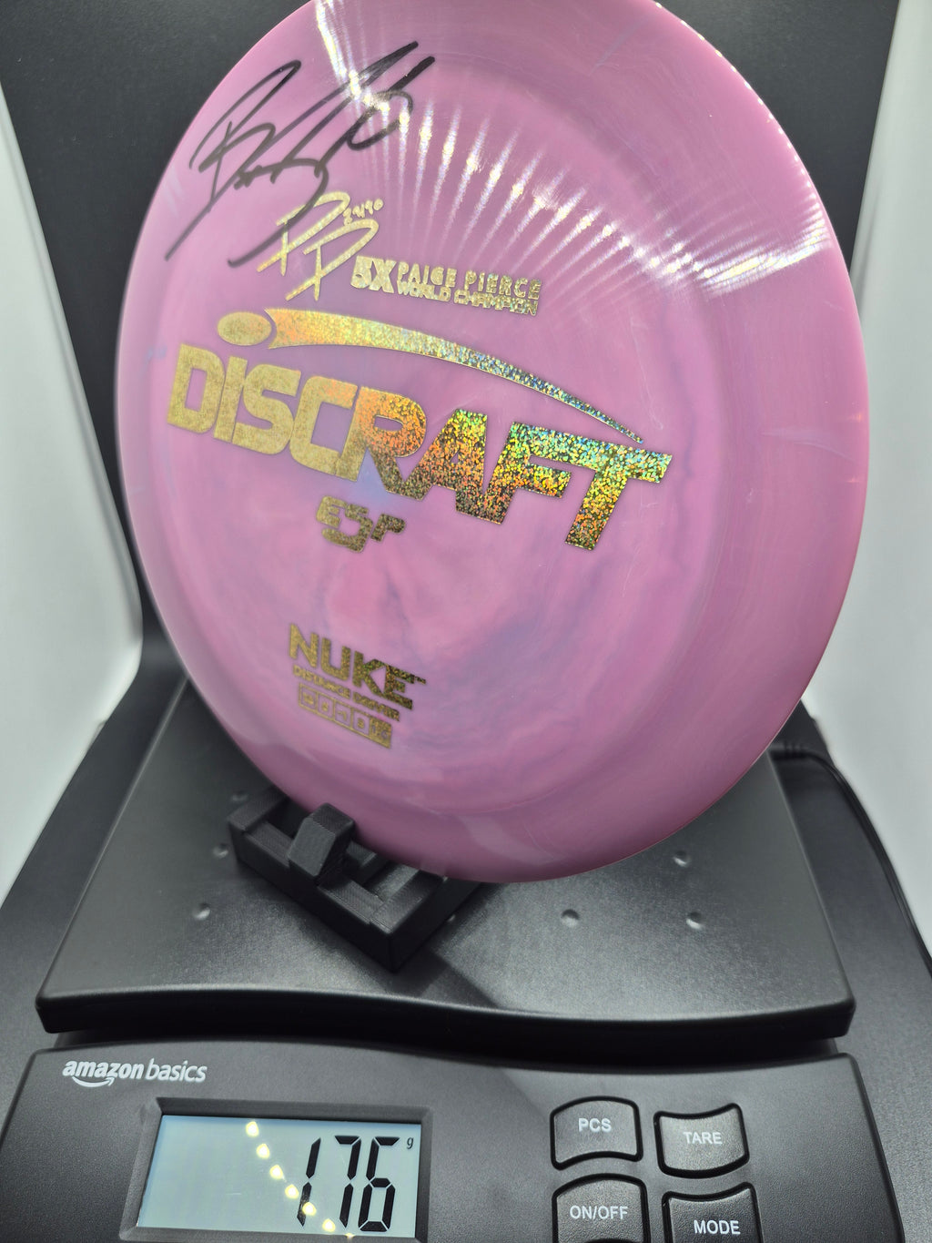 🔥 Brand-New Paige Pierce 5x World Champion ESP Nuke – Signed by Brodie Smith 🔥