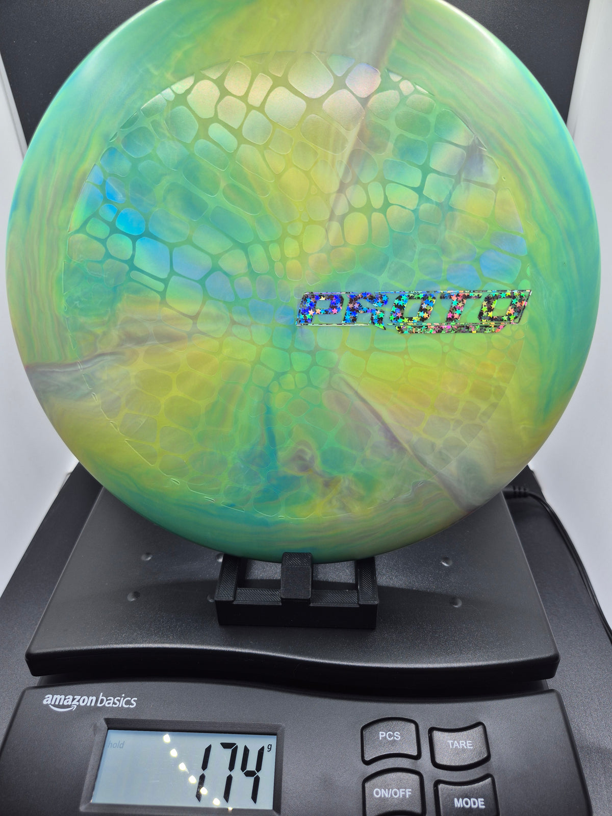 🔥 Brand-New Ricky Wysocki Discraft Proto Putter – Teal/Yellow Scale Ghost Stamp 🔥