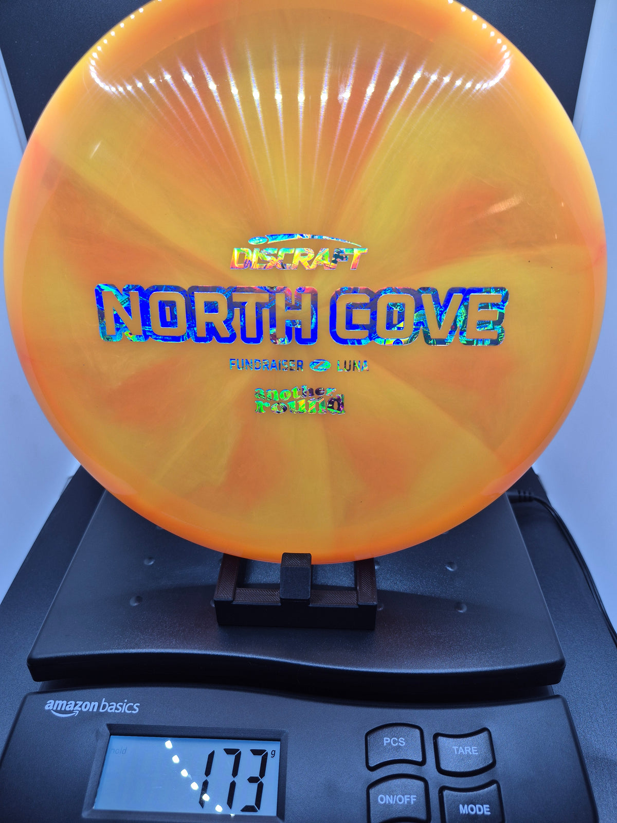 North Cove Z Swirl Luna - Orange Swirl w/ Money Foil