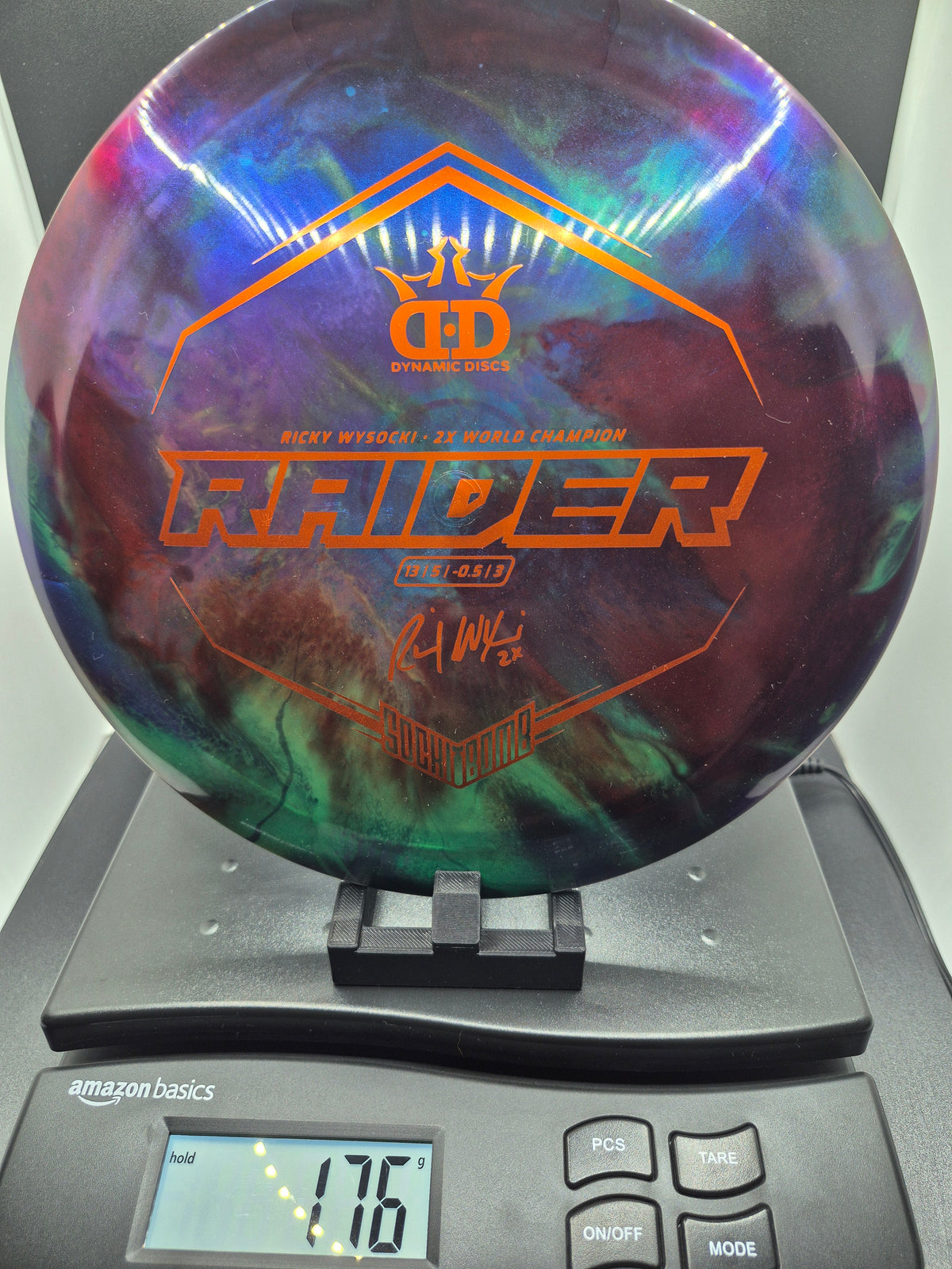 Custom Dyed Ricky Wysocki 2X World Champion Lucid-X Chameleon Glimmer Sockibomb Raider - One of One