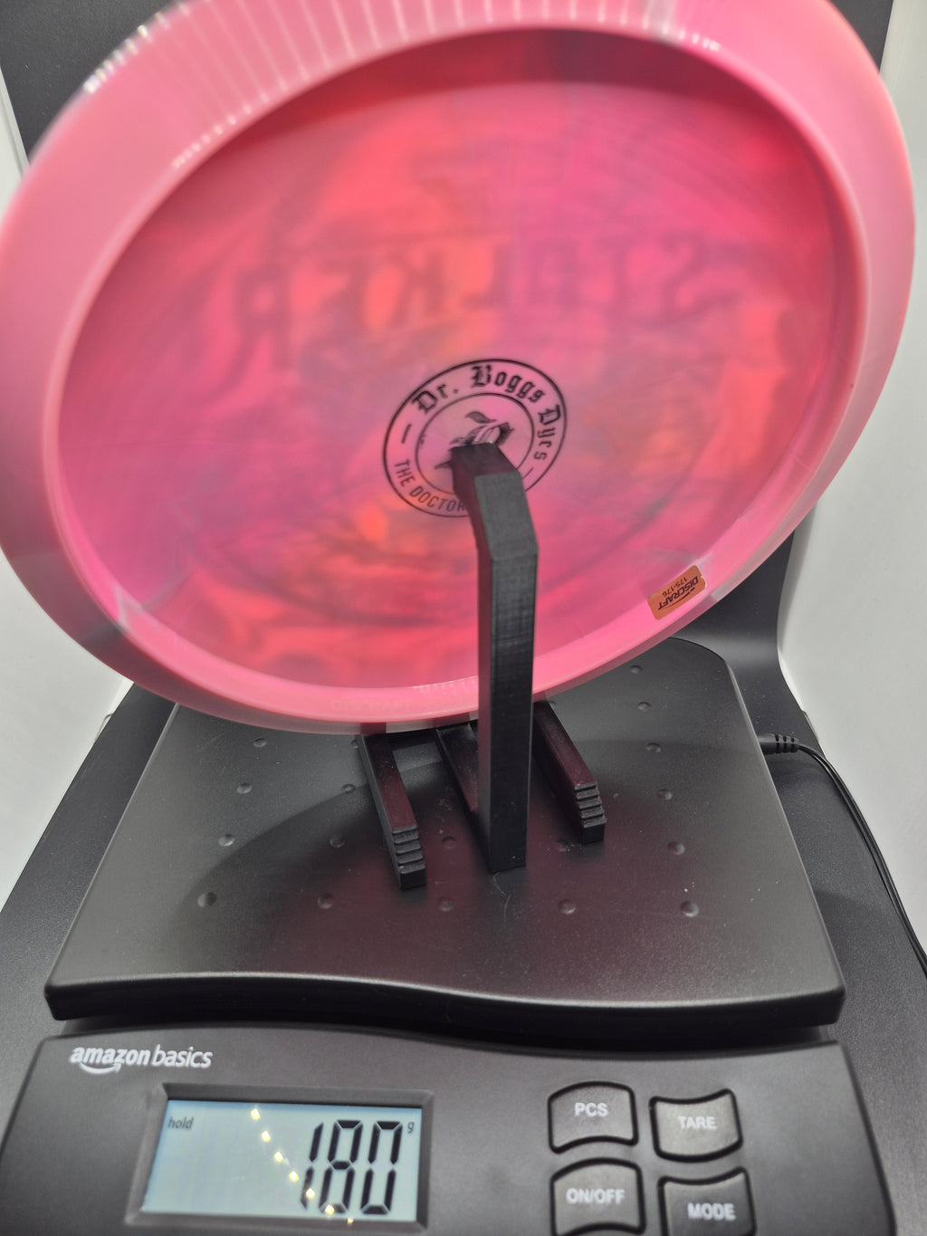 Custom Dyed Alexis Mandujano Signature ESP Swirl Stalker - Mini Discraft Barstamp Foil - One of One