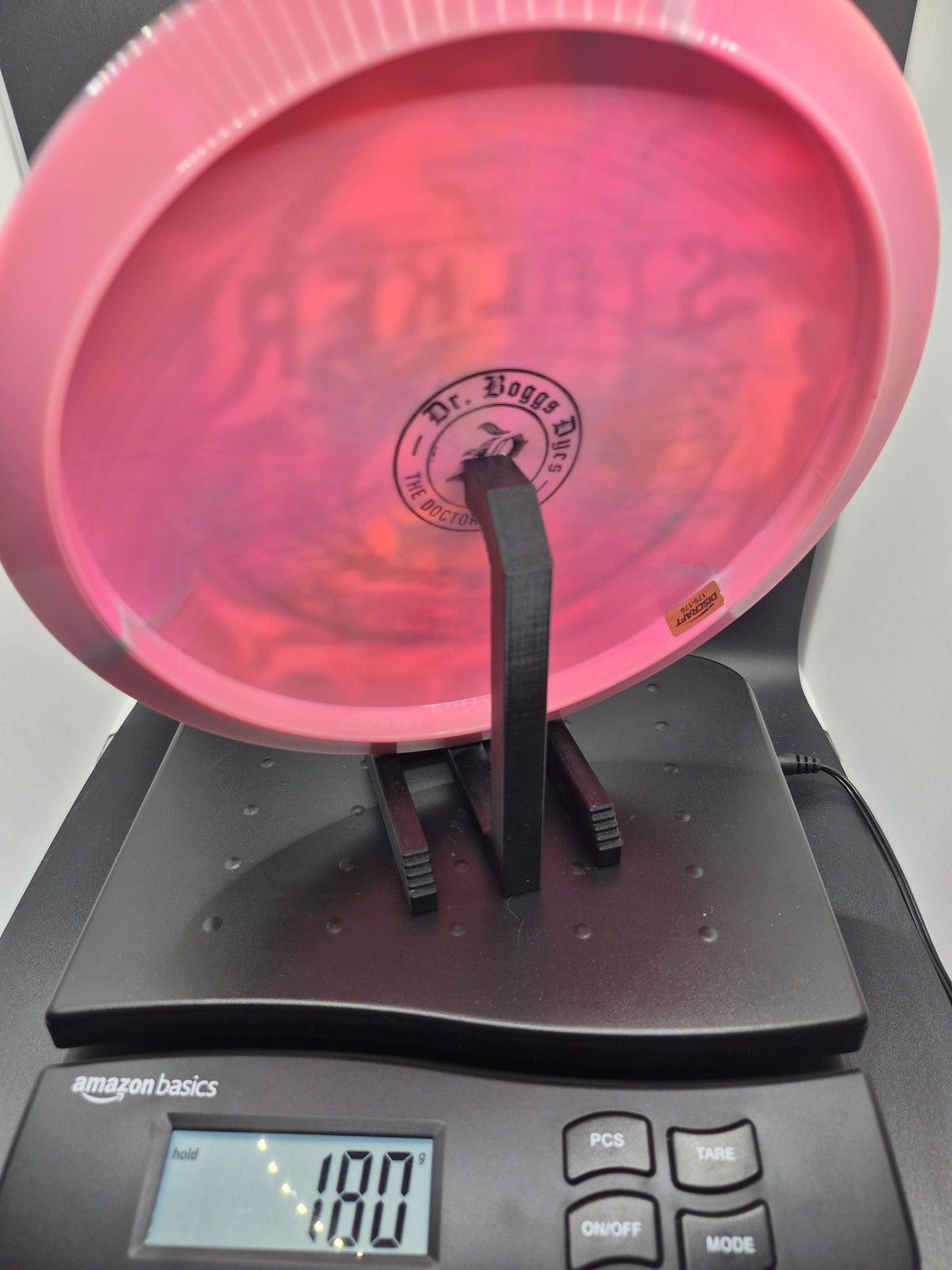 Custom Dyed Alexis Mandujano Signature ESP Swirl Stalker - Mini Discraft Barstamp Foil - One of One