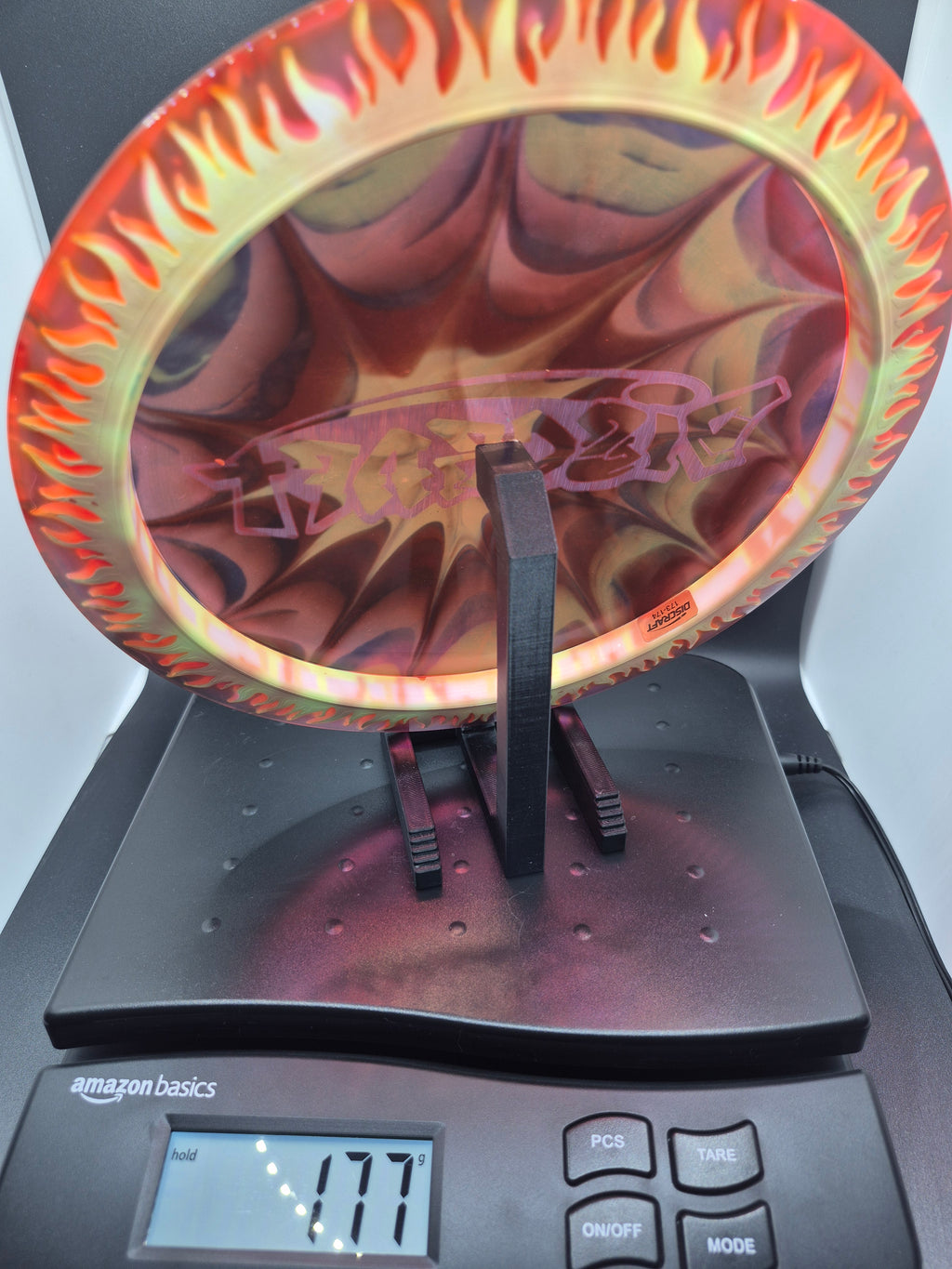 Custom Dyed Discraft FuZed Flame Scorch - Graffiti Barstamp - One of One