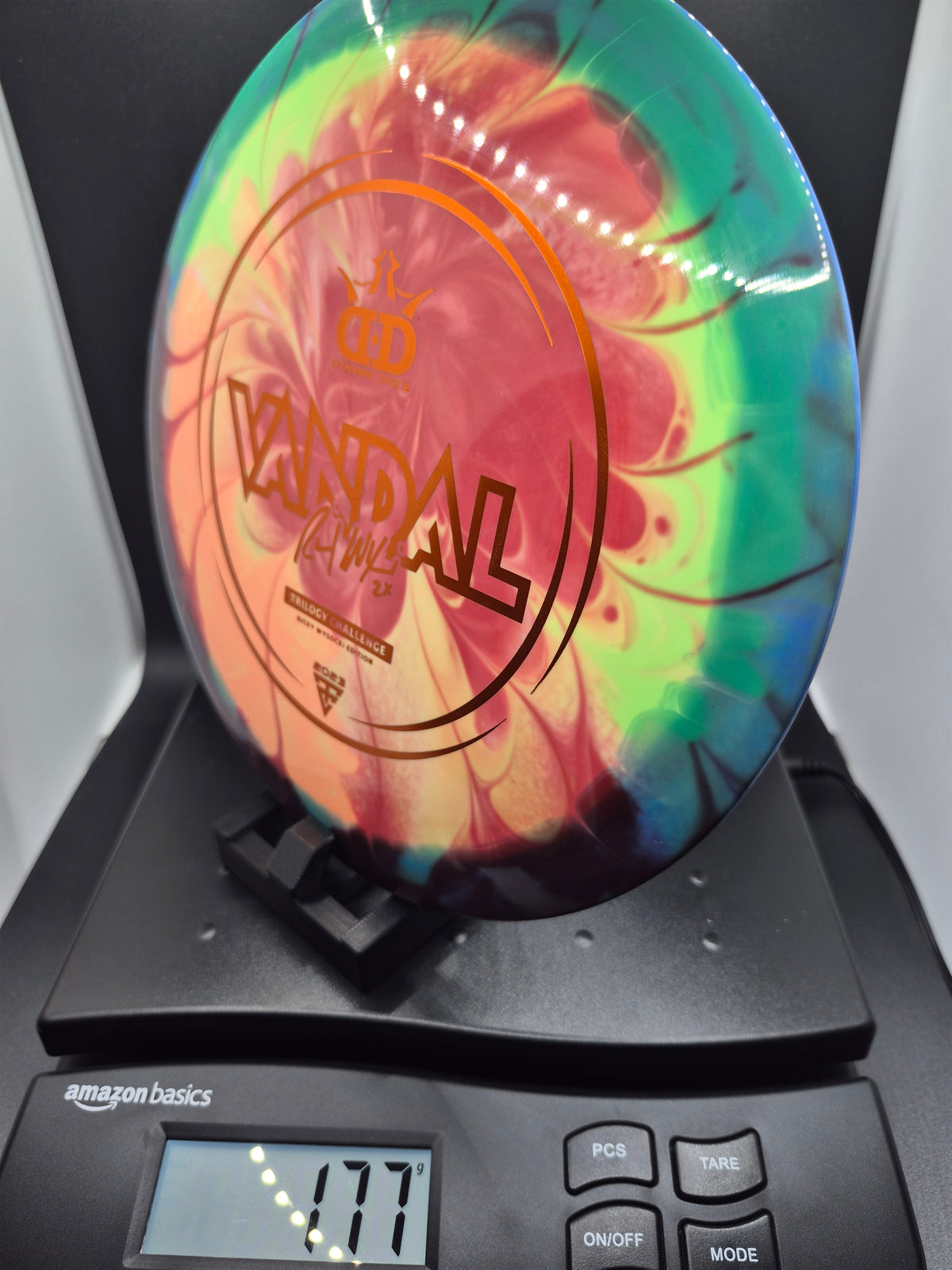 Custom Dyed 2023 Ricky Wysocki 2X World Champion Trilogy Challenge Fuzion Ice Orbit Vandal - One of One