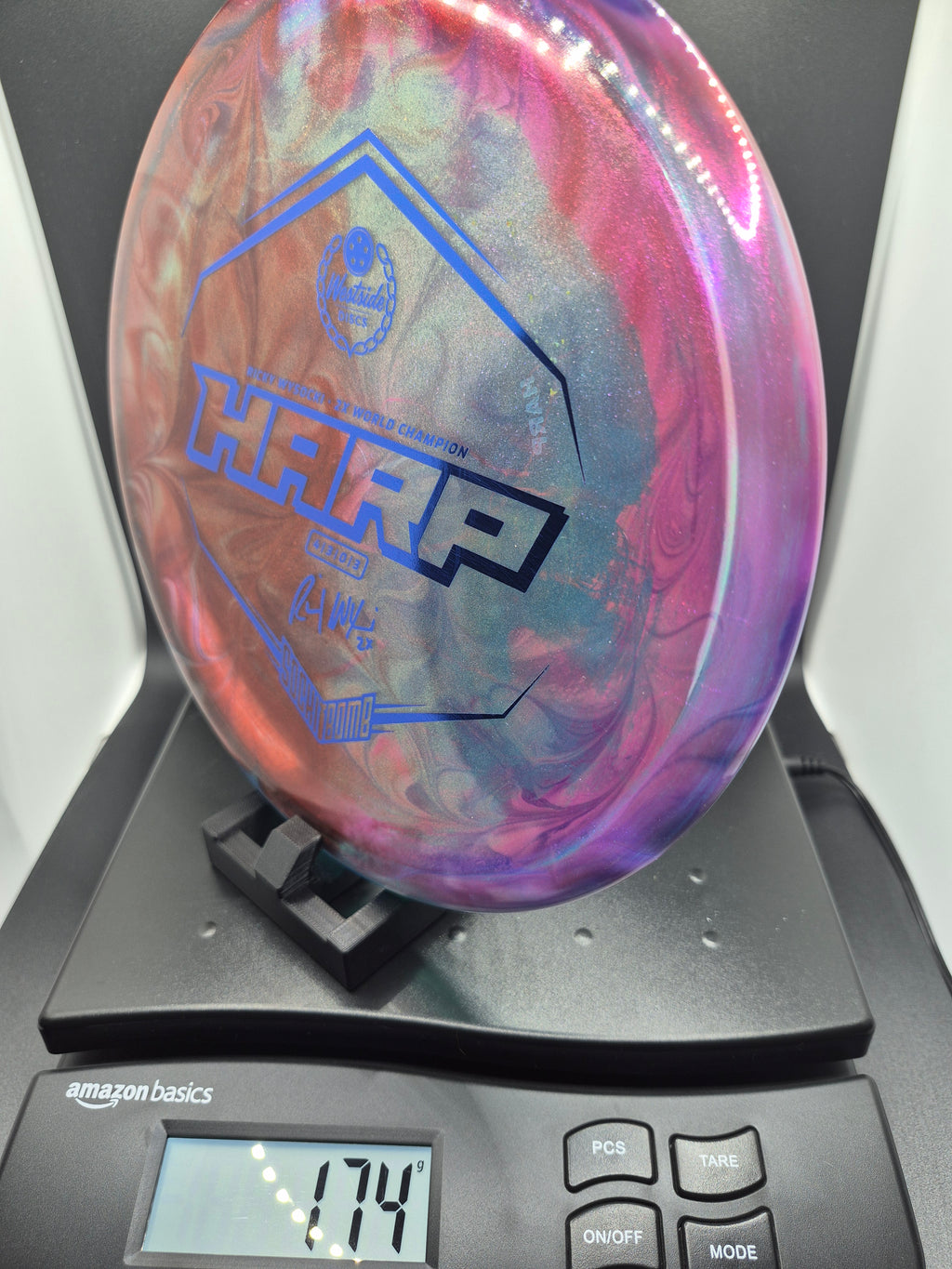 Custom Dyed Ricky Wysocki 2X World Champion VIP-Ice Glimmer Harp - One of One