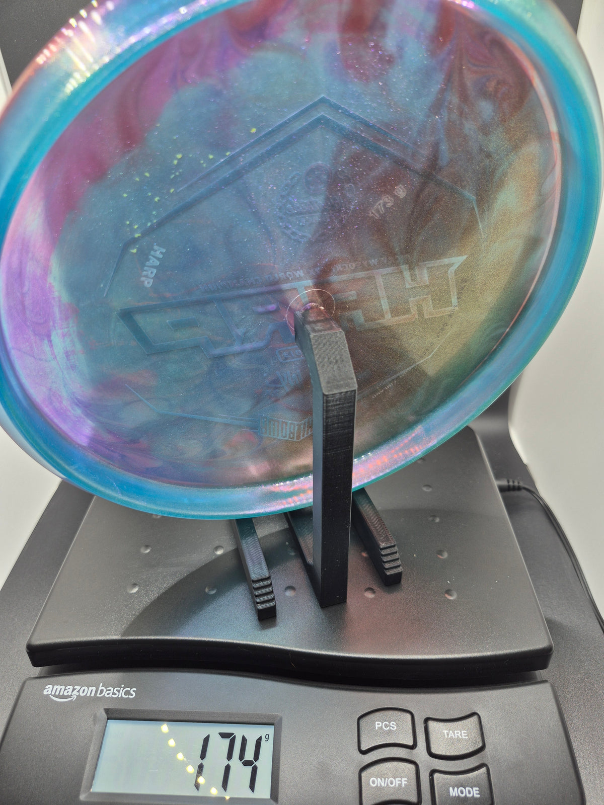 Custom Dyed Ricky Wysocki 2X World Champion VIP-Ice Glimmer Harp - One of One