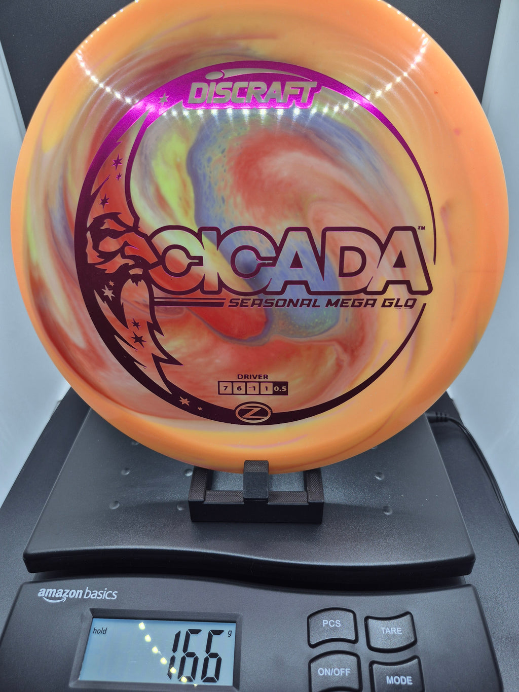 Custom Dyed Discraft Mega Glo Z Cicada - One of One