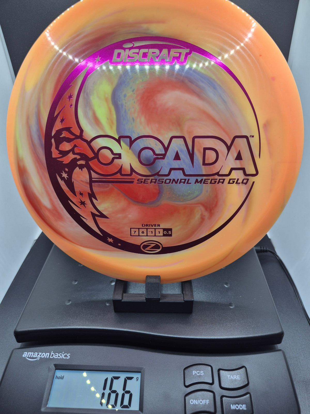 Custom Dyed Discraft Mega Glo Z Cicada - One of One