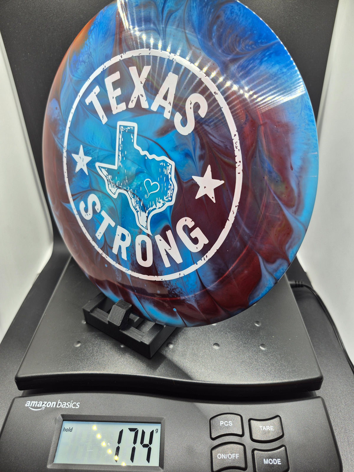 Custom Dyed Texas Strong Discraft Nuke - Another Round Austin - One of One