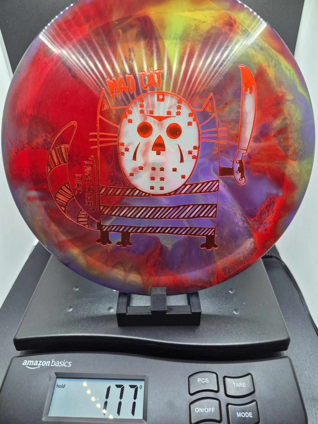 Custom Dyed 2023 Halloween Masked Slasher Glow Mad Cat - One of One