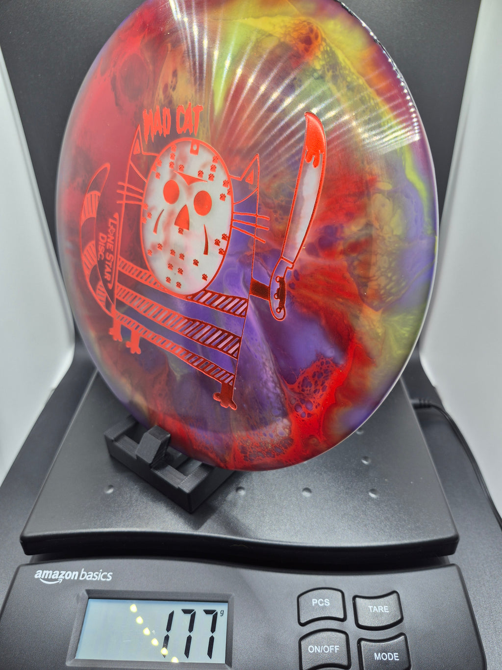 Custom Dyed 2023 Halloween Masked Slasher Glow Mad Cat - One of One