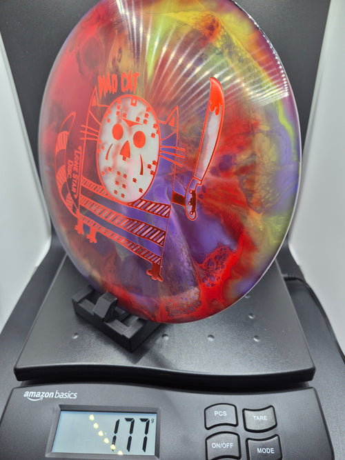 Custom Dyed 2023 Halloween Masked Slasher Glow Mad Cat - One of One
