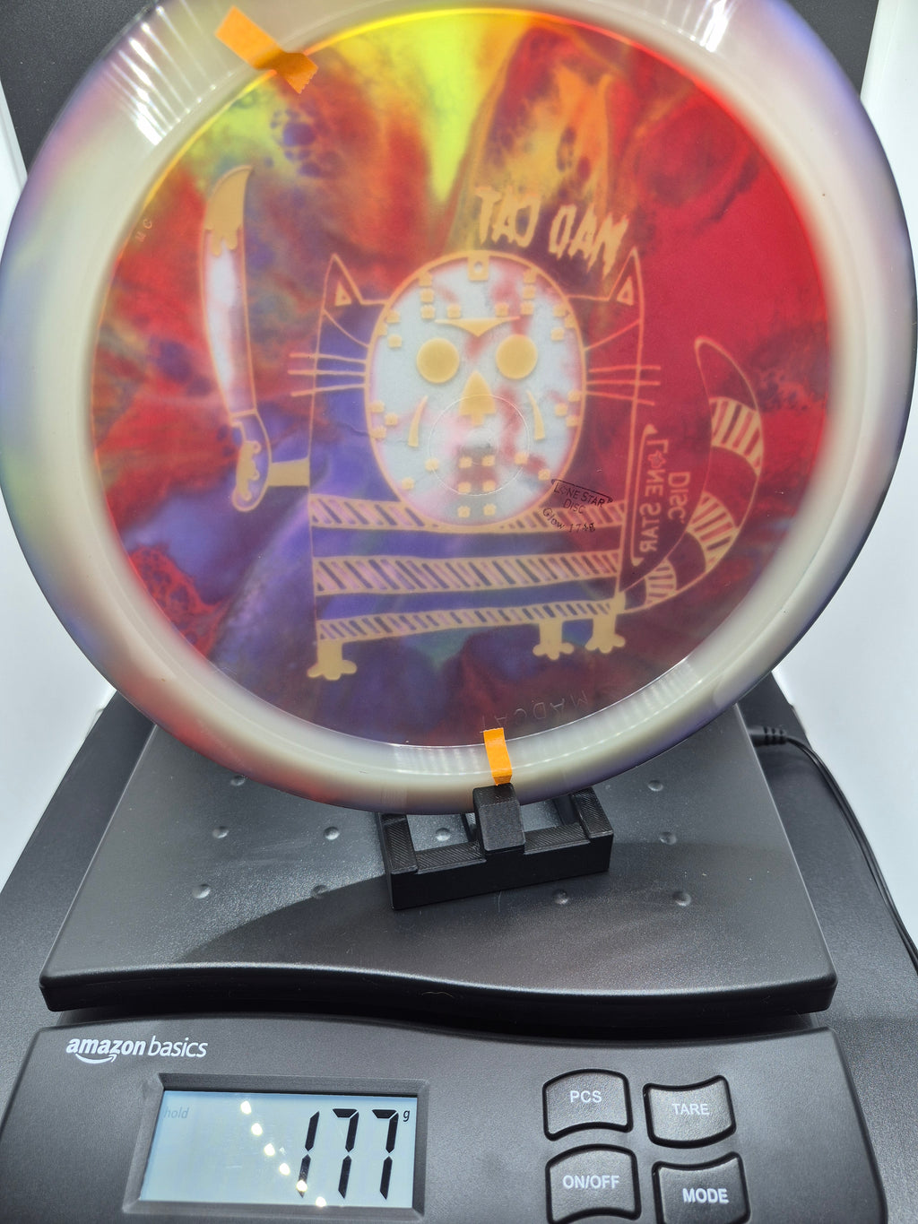 Custom Dyed 2023 Halloween Masked Slasher Glow Mad Cat - One of One