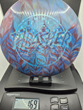Custom Dyed 2022 Missy Gannon Tour Series Blue Swirl ESP Thrasher - Ghost/Blue Shatter Foil - One of One