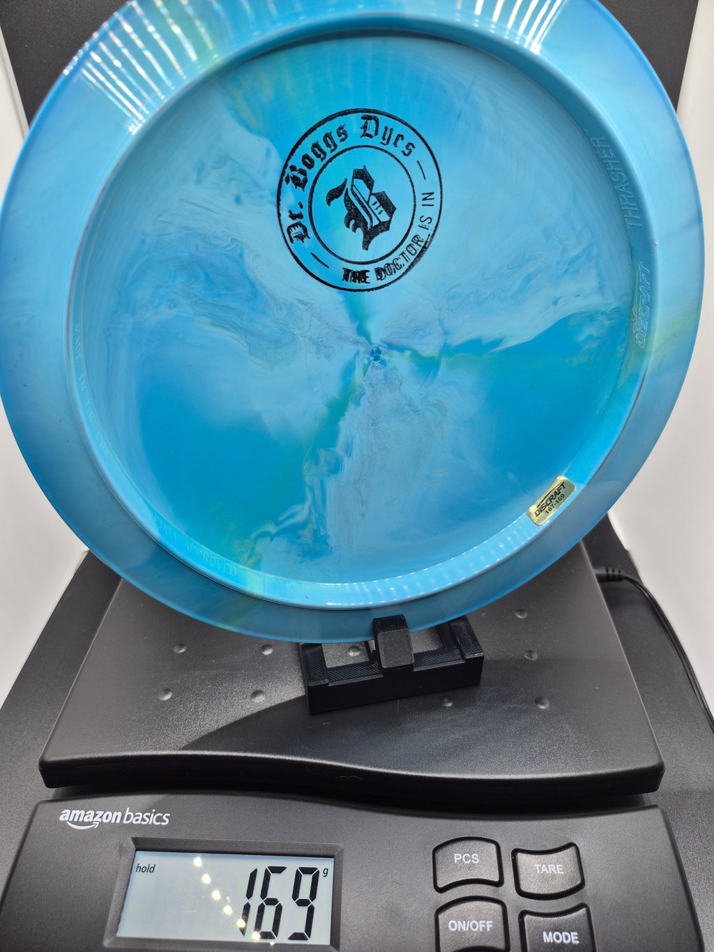 Custom Dyed 2022 Missy Gannon Tour Series Blue Swirl ESP Thrasher - Ghost/Blue Shatter Foil - One of One