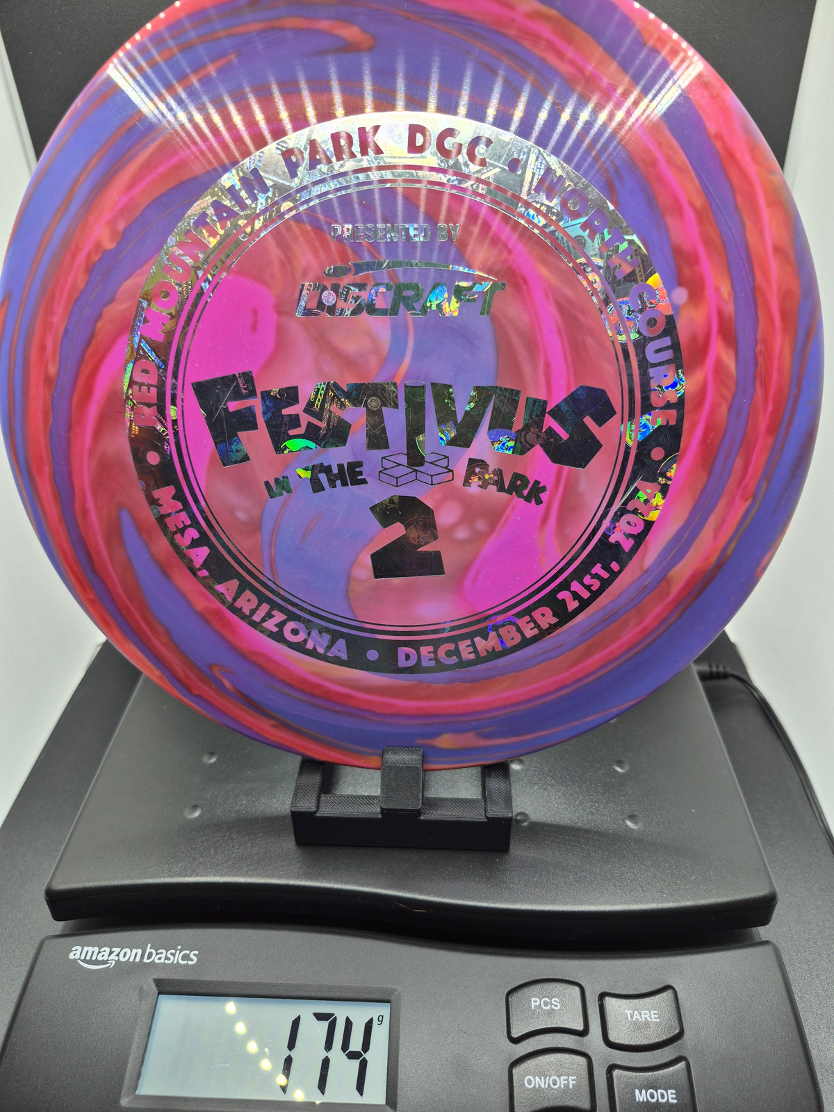 Custom Dyed Festivus In The Park 2 ESP Raptor - Money Foil - One of One