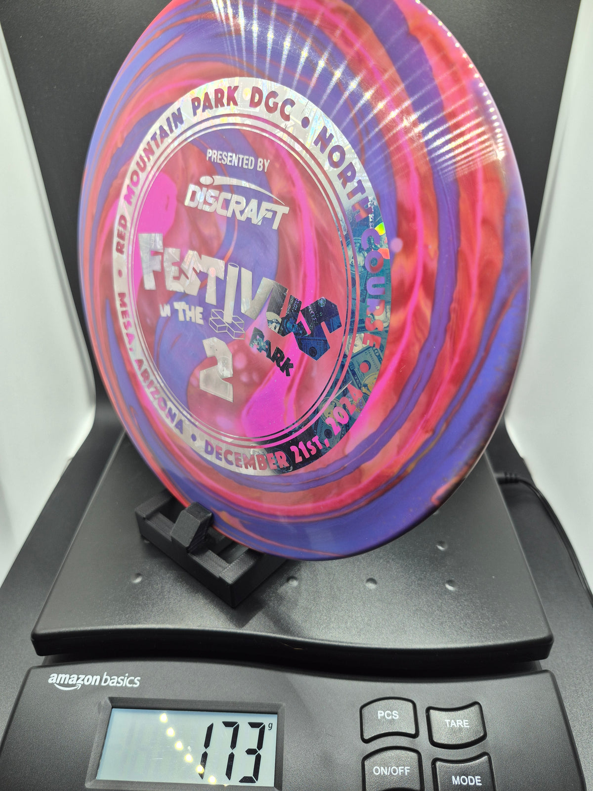 Custom Dyed Festivus In The Park 2 ESP Raptor - Money Foil - One of One