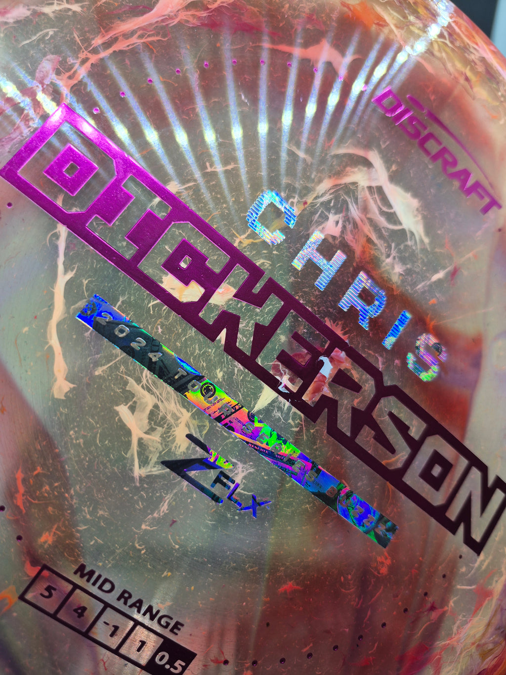 Custom Dyed 2024 Chris Dickerson Tour Series Z FLX Buzzz - Money Foil - One of One