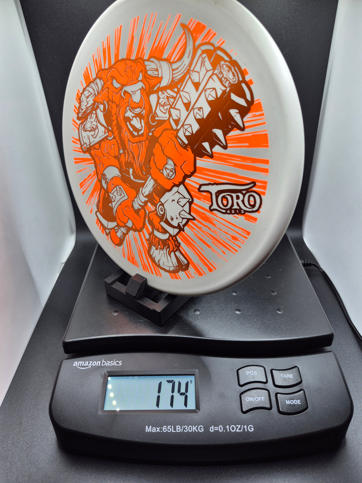 Innova R-Pro War Toro – Marm-O-Set XXL 2-Foil – White with Orange/Orange Foil