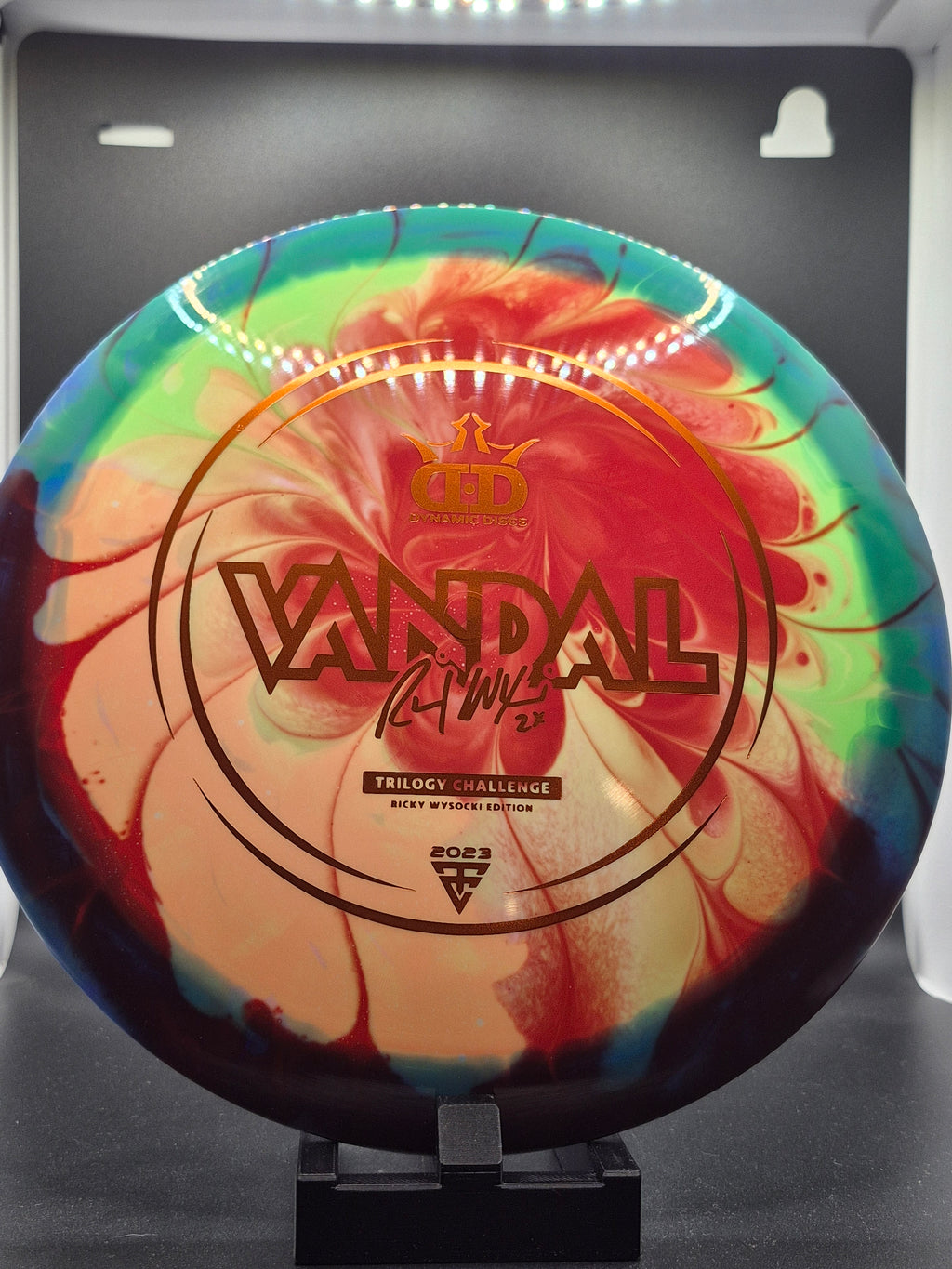 New 2023 Custom Dyed Trilogy Challenge Fuzion Ice Orbit Vandal Ricky Wysocki 2x