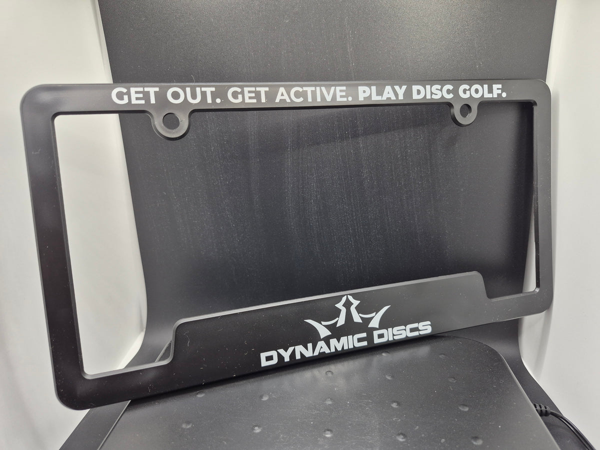 Dynamic Discs Plastic License Plate Frame – Brand New